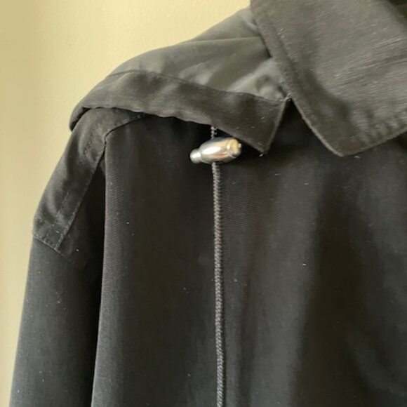 All Weather Woman  Black Light Spring Coat  Size 18  - Sequence - Picture 2 of 12